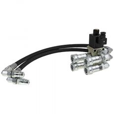 Hydraulikkpakke med 6/2 ventil, perfekt for frontlaster og ekstra funksjoner.