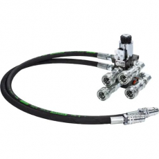 Komplett hydraulikksett 6/2, 3/8