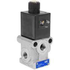 Effektiv velger ventil 3/2, 3/8" 24V, pålitelig for utstyret ditt.