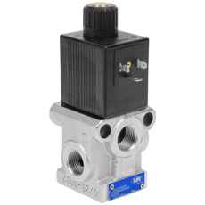 Holdbar og effektiv velger ventil 3/2, 1/2" 24V.