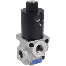 Velger ventil 3/2, 3/4" 12V, ideell for store applikasjoner.
