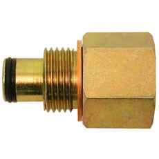 Seriekoblingsnippel 1/2", perfekt for flytthåndtering i system.