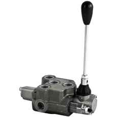 Dobbeltvirkende hydraulikkventil 1/2", maks 70 l/min for effektiv hydraulikk.