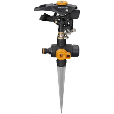 Pulsspreder med jordspyd ON/OFF for presis spredning av gjødsel.