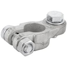 Kvalitetsbatteriklemme med kabelsko og M10 skrue for god kontakt.