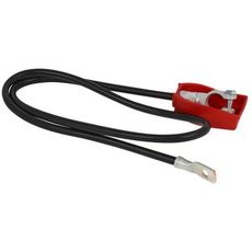 Høykvalitets batterikabel med en lengde på 1600 mm, perfekt for traktorer og maskiner.