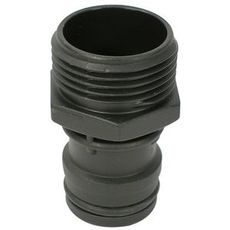 Hurtigkobling Hann 1" med utvendig gjenge for enkel og rask installasjon.