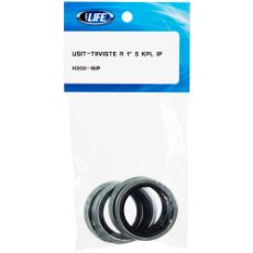 Gummistålskive R 1", 5-pakk, robuste og pålitelige for industriell bruk.