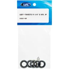 Gummistålskive R 1/4", 5-pack, perfekt for små reparasjoner.