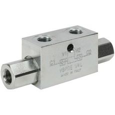 Kompakt og effektiv låseventil 1/4", perfekt for små hydrauliske systemer.