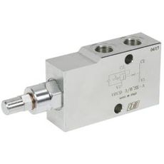 Låseventil 3/8", stabil og effektiv for lavere kapasitetsbehov.