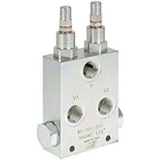 Trykkbegrensningsventil 1/2" med en kapasitet på maks. 70 l/min.