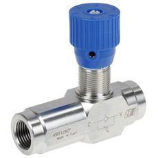 Strupe-tilbakeslagsventil 1" som klarer opptil 110 l/min, ideell for ulike applikasjoner.