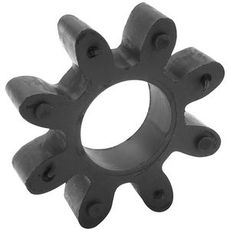 Mellomgummi til koblinger på 86 mm, perfekt for landbruksutstyr.