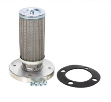 Oljetank returfilter enhet med lav profil, essensiell for effektiv smøring.