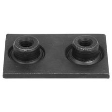 Nedre plate serie 2 for standard feste, sterk og allsidig for bruk.