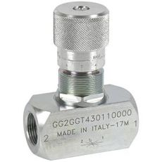 Gasspjeldventil 3/4 tomme, tåler opptil 80 l/min, utmerket for ulike anvendelser.