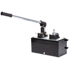 2-virkende hydraulikkpumpe, bor/hånddrevet, perfekt for allsidige hydrauliske applikasjoner.