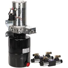 Pumpestasjon 3kW 24V 8L 2x Dobbeltvirkende
