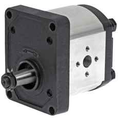 Hydraulikkpumpe 25 Gruppe-2 med flenskobling for moturs drift, ideell for traktorer.