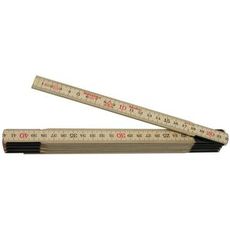 2 meters måltre, perfekt for nøyaktige målinger i byggeprosjekter.