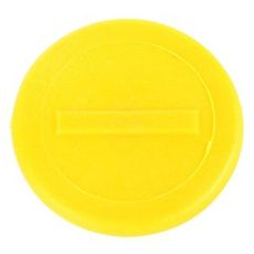 Id farget klips gul/minus, perfekt for å holde orden på notater.