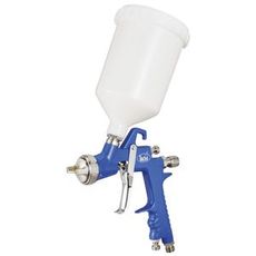 Lakksprøyte med øvre kopp, perfekt for nøyaktige påføringer.