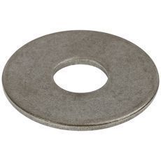 Flat skive M4 A2, 30 stykker, bred i henhold til standard Din9021.