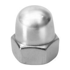 M5 kuppelmutter A2, pakke med 6 stykker for din konstruksjon.