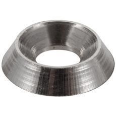 Konisk skive M5 A4, inneholder 12 stykker, sikrer stabilitet.