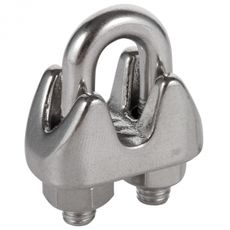 Sett med 4 vaierlås av 6 mm i A4, for alt fra bygg til reparasjon.