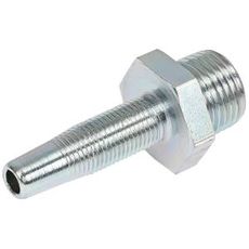 Utskiftbar kobling rett BSP 1/4-1/4 med utvendig gjenge, perfekt for tilkobling.