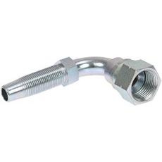 Utskiftbar kobling 90 Jic 7/8-1/2 med innvendig gjenge, perfekt for trykksatt rørsystem.