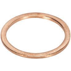 Kobber skiver M14 18X1,5 mm, pakke med 6 stykker for sikre koblinger.