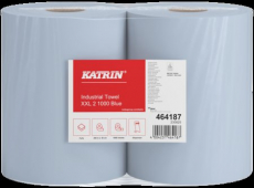 Industri tørkerull XXL 2 stk blå Katrin, ideell for store flater.