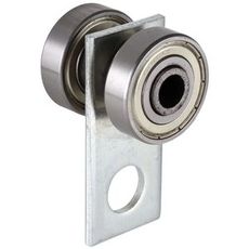 Praktiske skyvedørshjul for enkel installasjon og effektiv bevegelse av dører.