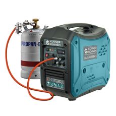Kraftig LPG/bensin inverteraggregat KS 2000iG S for fleksible energibehov.