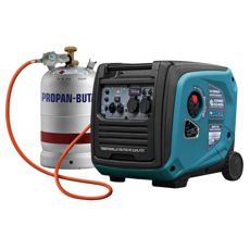Kraftig LPG/bensin aggregat inverter KS 4000iEG S for pålitelig og effektiv energiforsyning.