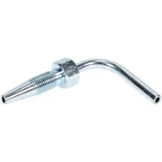 Utskiftbar rørnippel 90 grader, 4 mm, ideell for fleksibel installasjon av rør.