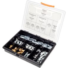 Små sentraliseringssmørekit for effektiv smøring av traktorer og maskiner.