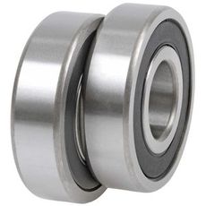 Pakke med to spor-kulelager 20X52X15 for effektiv utskifting og vedlikehold.