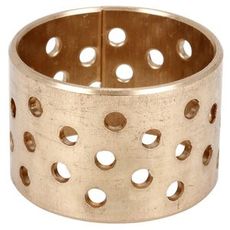 Glidelager 40X44X30mm i rødmetall, perforert for best holdbarhet og funksjon.