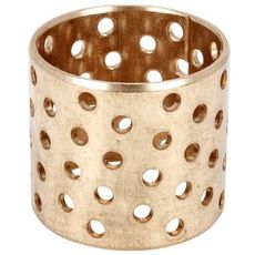 Perforert glidelager 40X44X40mm av rødmetall, ideelt for maskinbruk.