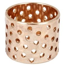 Rødmetall glidelager 45X50X40mm, perforert for overlegen ytelse og holdbarhet.