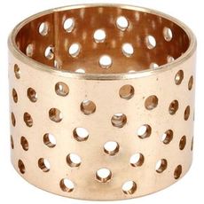 50X55X40mm perforert glidelager av rødmetall, perfekt for jordbruk og konstruksjon.