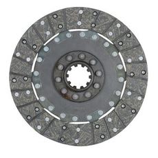 Lamellplate 250mm med splineshull 1" 3/4, perfekt for kraftoverføring.