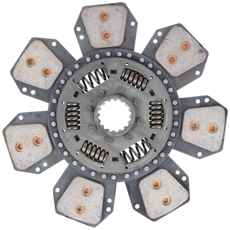 Lamellplate 310 mm C-7, fjæret senter med 16 tenner, perfekt for landbruksmaskiner.