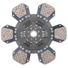 Fjæret lamellplate 310mm 10Z, utformet for å håndtere tøffe arbeidsmiljøer innen landbruk.