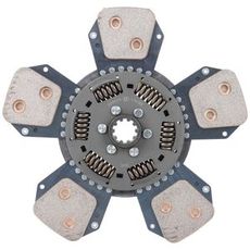 327 mm lamellplate C-5 med fjæret senter og 10 tenner, holdbar og effektiv.