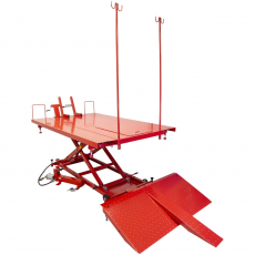 ATV løftebord for firehjuling, støtter opptil 680KG for effektiv lasting.